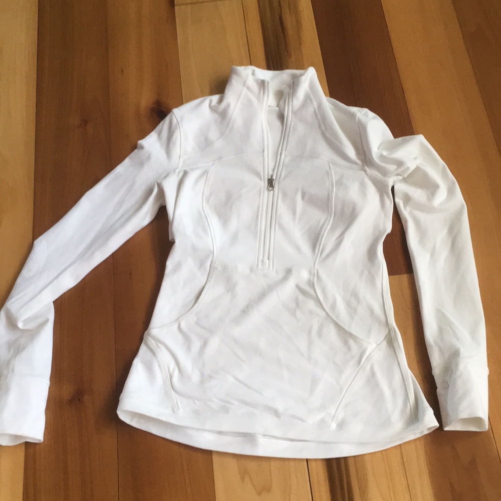1/2 zip lulu top